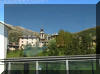 Uitzicht uit de Bernina Expresse